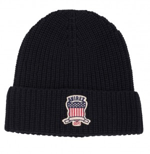 Avirex Icon Beanie Hüte Herren Schwarz | 740361-EZA