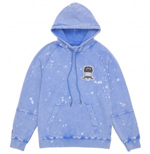 Avirex Icon Hoodie Hoodie Herren Blau | 547689-FLJ