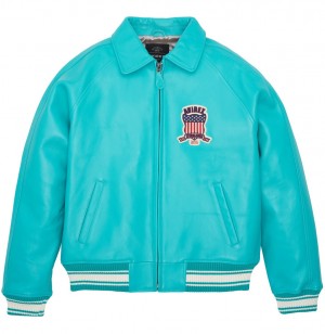 Avirex Icon Jacket Jacken Herren Türkis | 907845-HRF