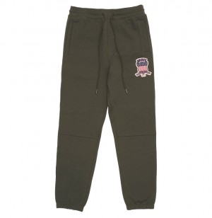 Avirex Icon Jogger Jogginghose Herren Olivgrün | 169045-BSN