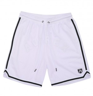 Avirex Icon Mesh Short Kurze Hose Herren Weiß | 406198-WHG