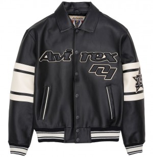 Avirex Limited Edition City Series Brooklyn Jacket Jacken Herren Schwarz | 279168-FGQ