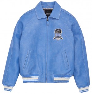 Avirex Limited Edition Denim Icon Jacket Jacken Herren Blau | 149825-EHC
