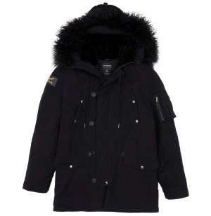 Avirex N-3b Snorkel Jacket Jacken Herren Schwarz | 025681-IZG