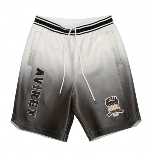 Avirex Ombre Icon Leather Short Kurze Hose Herren Mehrfarbig | 027654-BIC