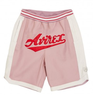 Avirex Script Usa Varsity Short Kurze Hose Herren Lila | 732809-LAQ