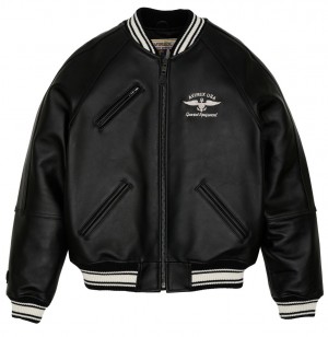 Avirex Stadium Jacket Leather Herren Mehrfarbig | 427350-SGH
