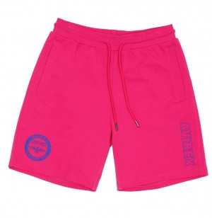 Avirex Stadium Short Kurze Hose Herren Fuchsie | 694501-PRO